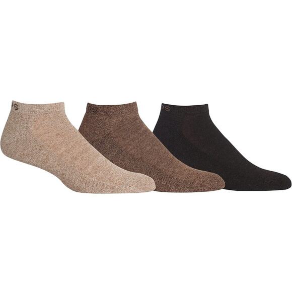 Chaps Men's Marl Low Cut Dress Socks - 3 Pair Pack - Casual Assorted - Picture 1 of 7